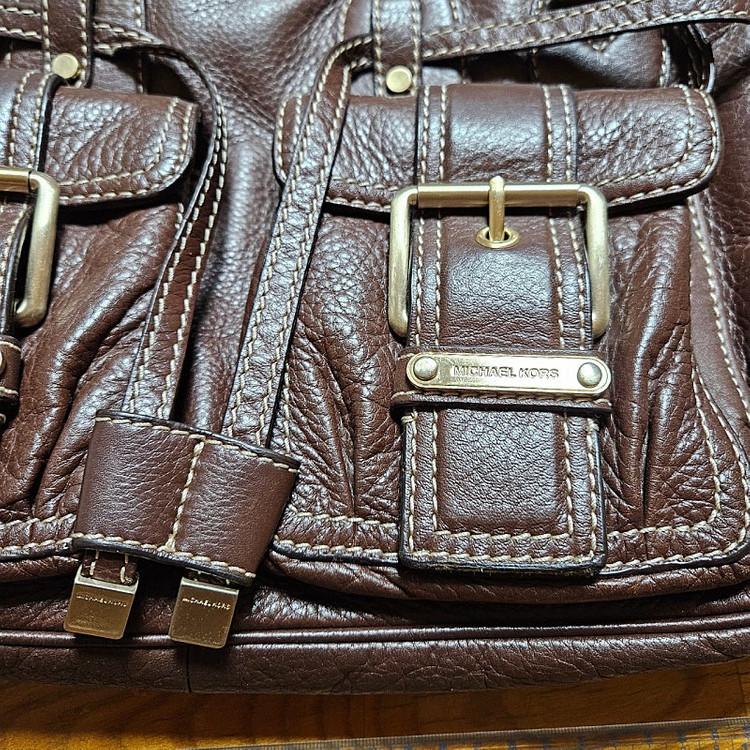 Michael kors 마이클코어스 천연가죽 핸드백 도트백 가방 이미지