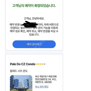 부산 팔레드시즈 디럭스스위트룸 오늘 체크인