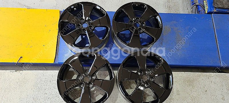 크루즈 디젤 블랙유광 17인치 순정휠 대품판매20만원--0