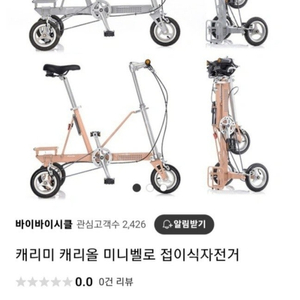 캐리미캐리올접이식삼륜자전거