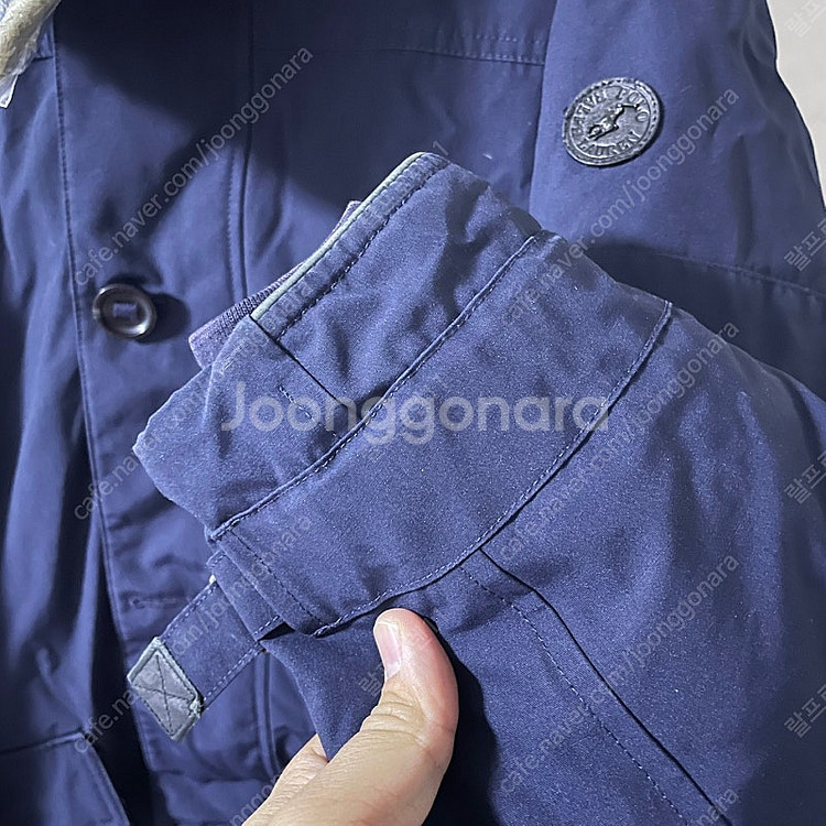 폴로 랄프로렌 남성 N3B 야상 오리털 점퍼 네이비 S...--4
