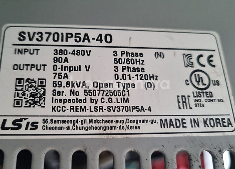 LS SV370iP5A-4O (37Kw) 50마력 38...--2