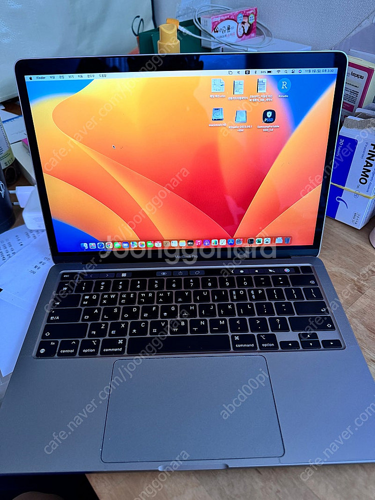 맥북프로 m1 14인치 (8gb/512GB/배터리 82...--1