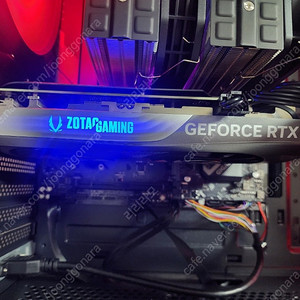 그래픽카드 조탁 rtx 4060ti 트윈엣지 8gb 팝니다. 글카 gtx