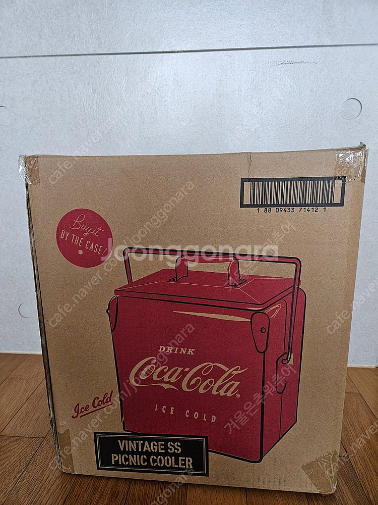 코카콜라 아이스박스 빈티지 쿨러 새상품 판매합니다--0