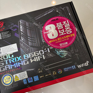 ASUS ROG STRIX B660-i itx 메인보드