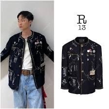 R13 slouch chore jacket (M)