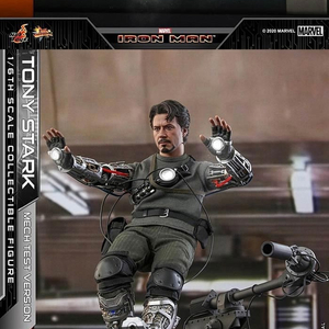 Hottoys Tony Stark (Mech Test Version) Collectible Figure (Deluxe Version)(Special Edition)(MMS582B)