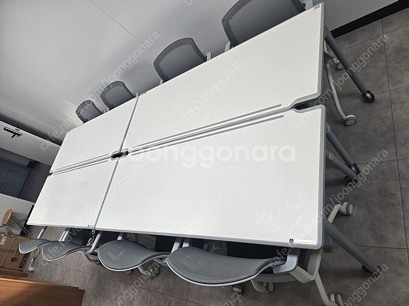 퍼시스 책상 얼라인 연수용,세미나,학원용,회의용,폴딩테이블,접이식책상 CBR015B--4