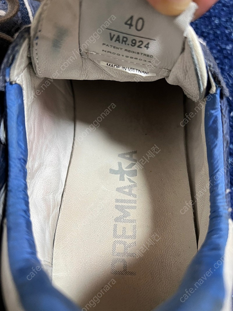 프리미아타 믹(네이비/화이트, 40) 팝니다. 이미지