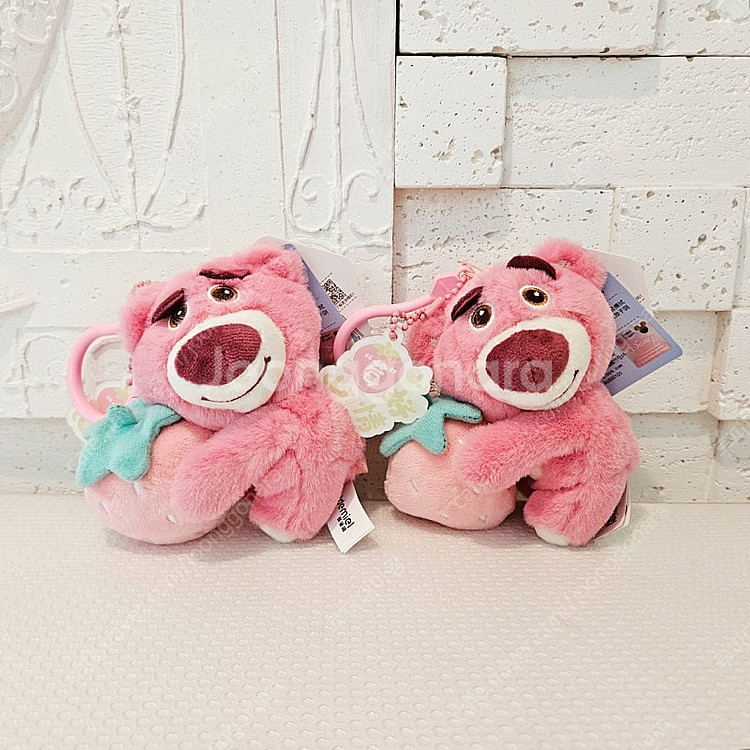 토이스토리 랏소 베어 키링 가방고리 곰 인형--0
