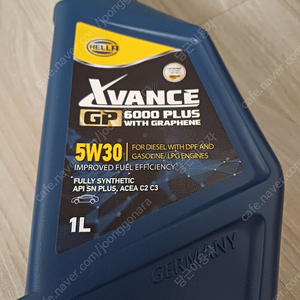 헬라 HELLA XVANCE GP6000PLUS WITH GRAPHENE 5W30