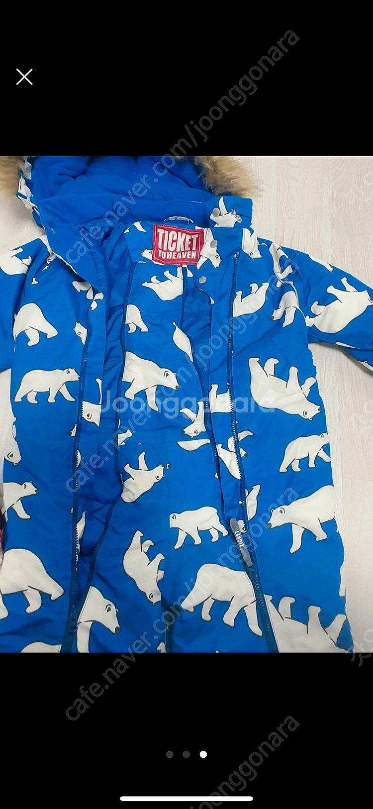 Ticket to heaven 오버롤 방한복 스키복90--2