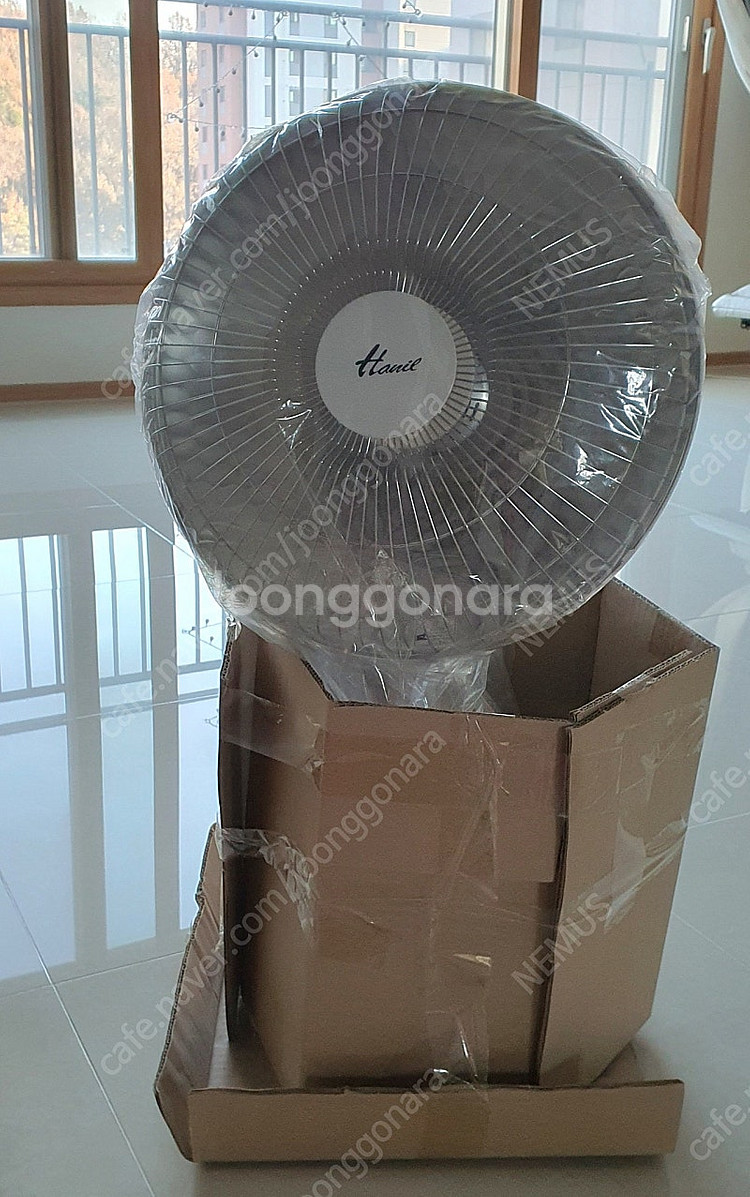 한일 선풍기형 전기히터--1