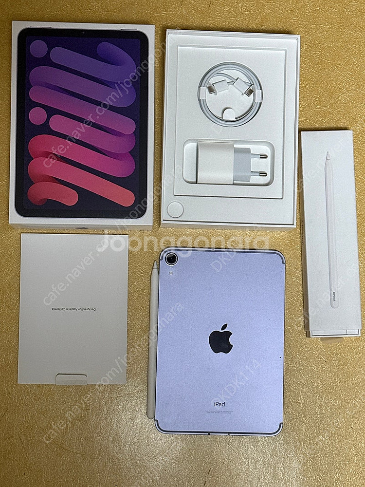 [팝니다] 아이패드 미니6 퍼플 64GB 셀룰러 + 애...--1