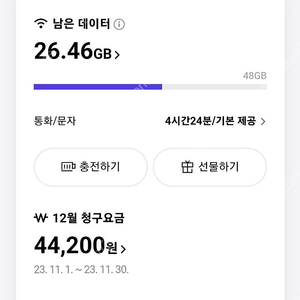 skt 데이터2g 3000 팝니다