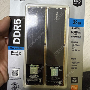 DDR5 Crucial Pro 32GB 램 팔아요