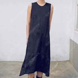 구호플러스 layered silky long dress black 판매합니다 (kuho plus, 원피스)