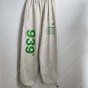 939 LOGO SWEAT PANTS (OATMEAL, S사이즈)