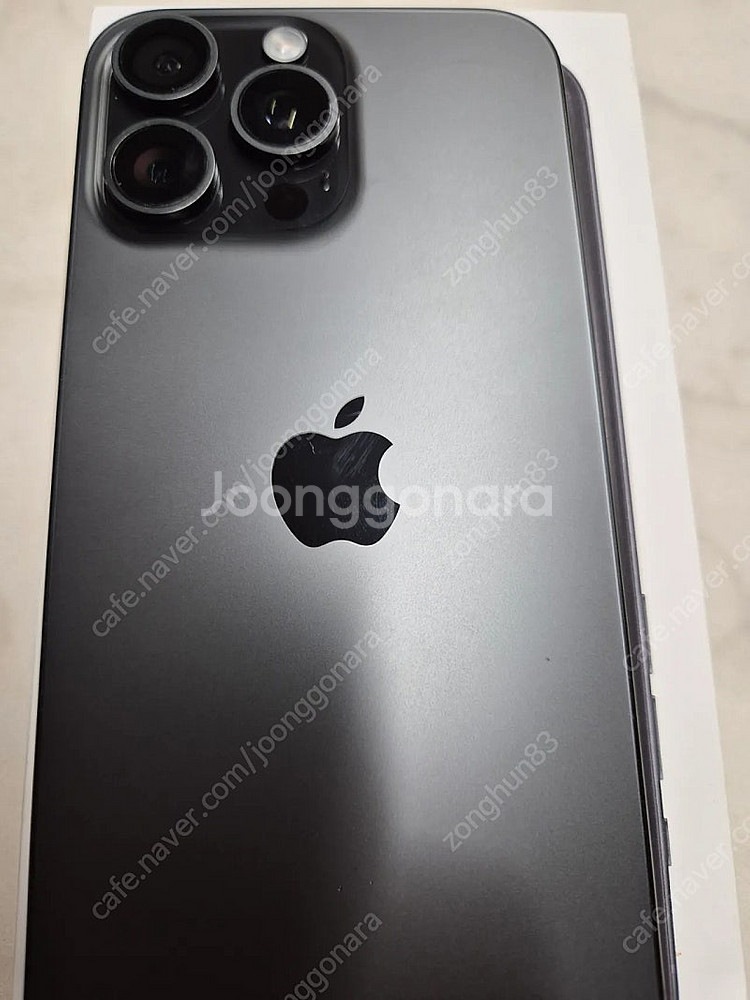 자급제 아이폰15프로맥스 512 블랙티타늄+애플케어플러스->갤럭시폴드6 자급제와 교환가능--2