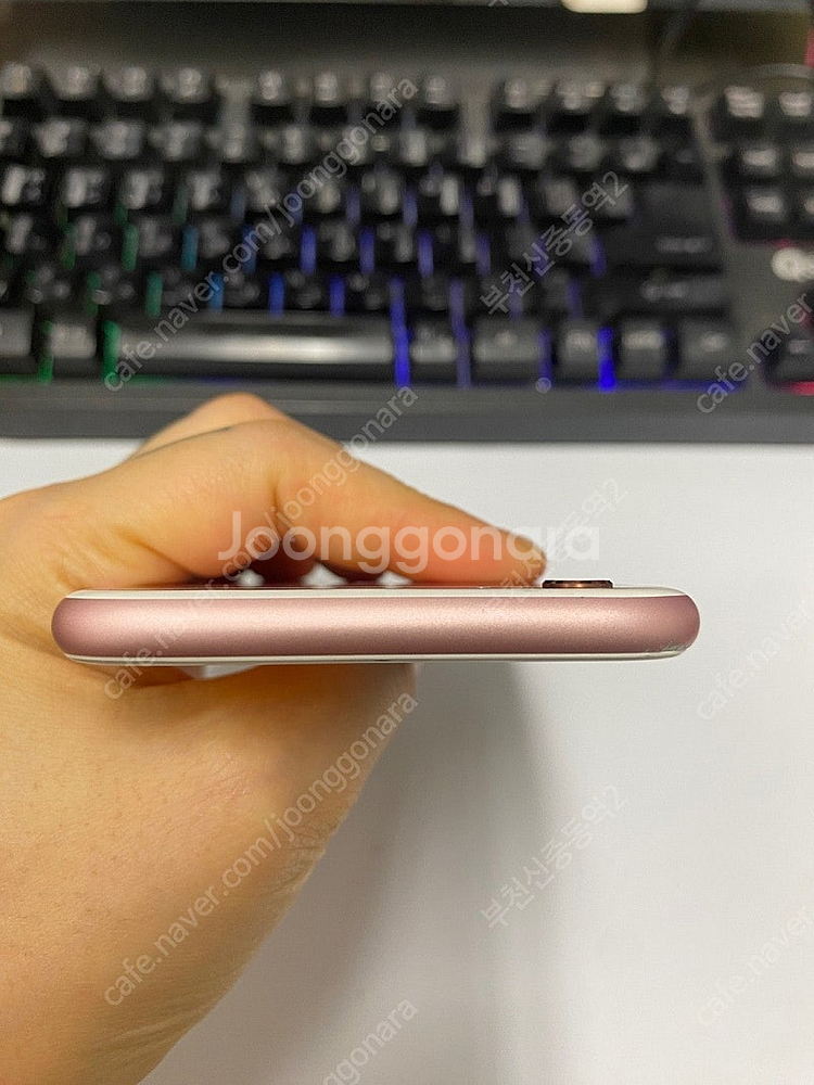 198564 아이폰6S 로즈골드 A급 32GB 배터리성...--3