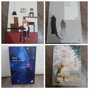 소설책4권 (택포14000원) 세상의마지막기차역 외