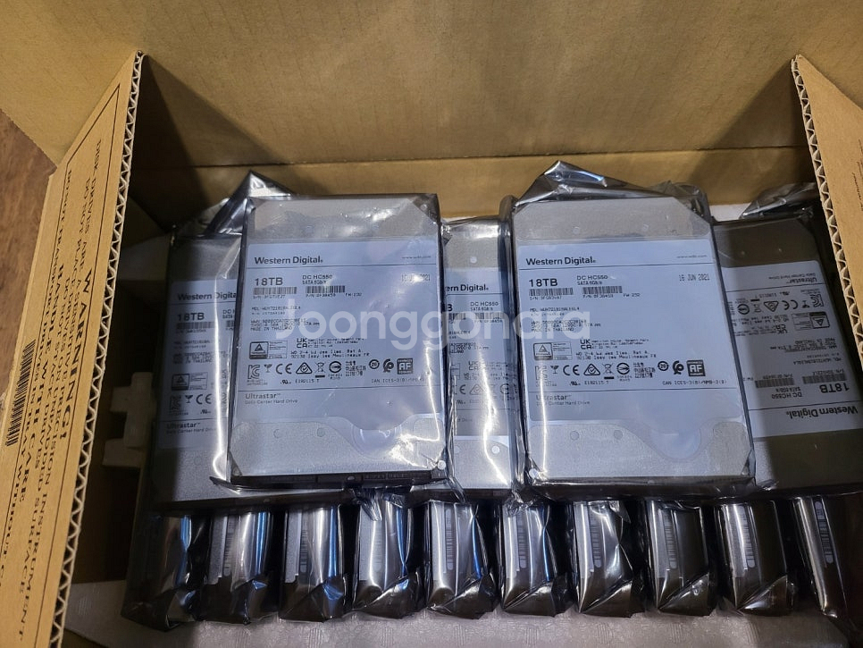 [판매] 미개봉) WD 18TB 18테라 HC550 S...--1