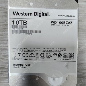 wd 10tb hdd 팝니다