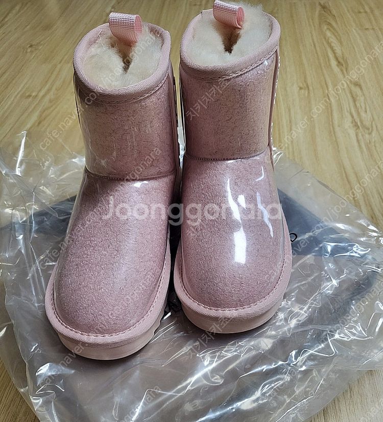 키즈 어그 클리어 부츠 190 핑크--1