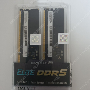 ddr5 5600 16gx2 팀그룹 엘리트 미개봉품 팝니다.