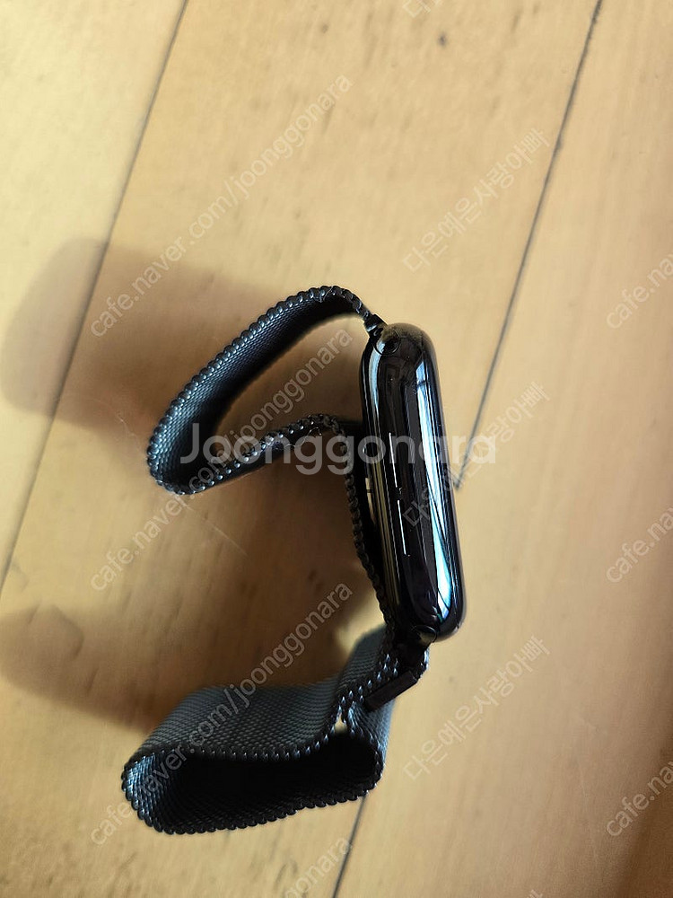 애플워치5 44mm 스틸 밀레니즈루프--3