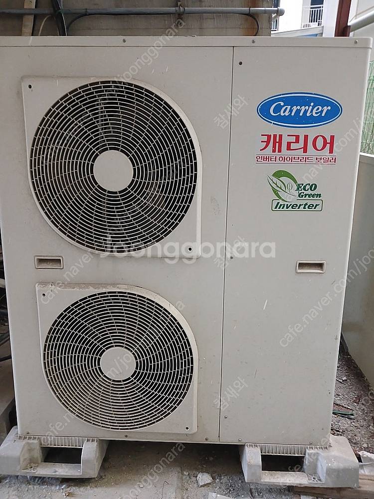 캐리어 하이브리드 보일러 실외기--2