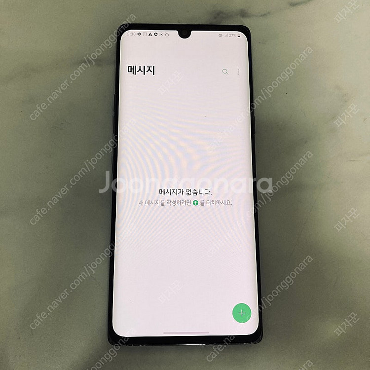 LG G9 벨벳 블랙 128기가 무잔상! 9만원 판매합...--5