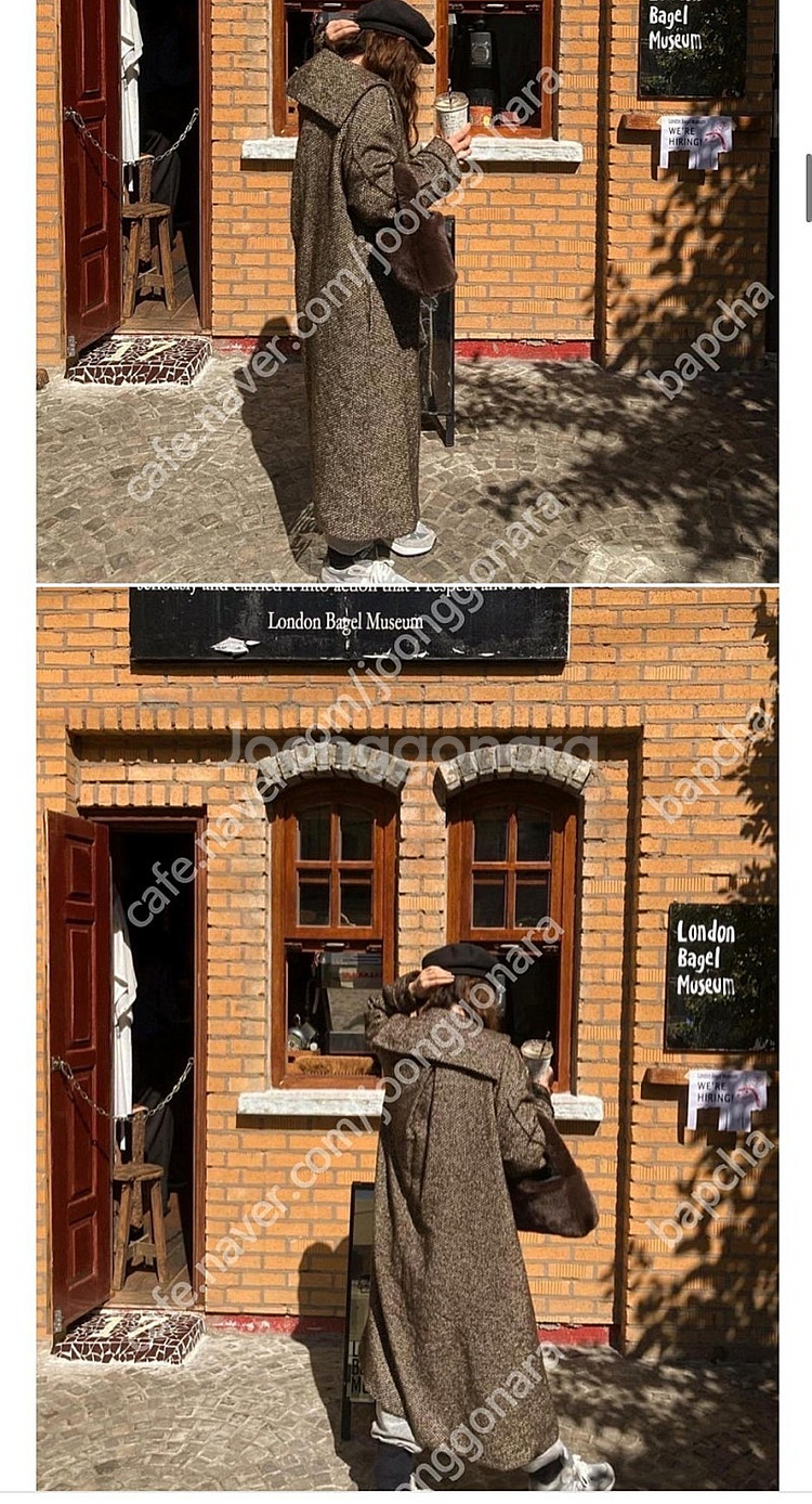 율하네 율하맘 22년 겨울코트 카키--1