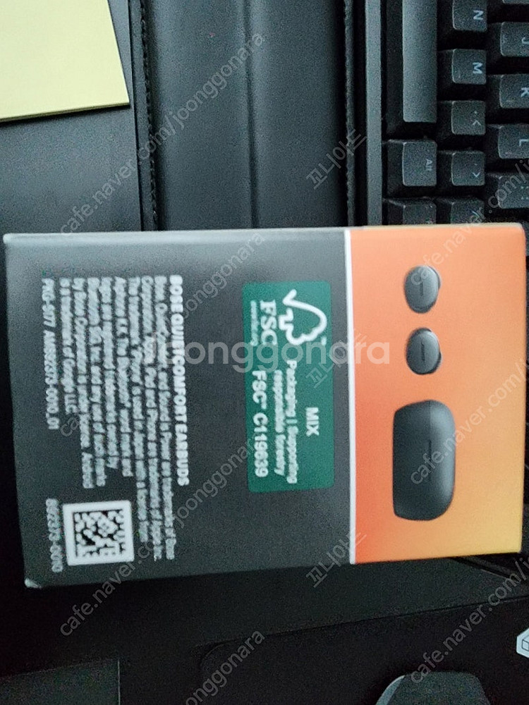 [미개봉] 보스 QC 이어버드 블랙--2