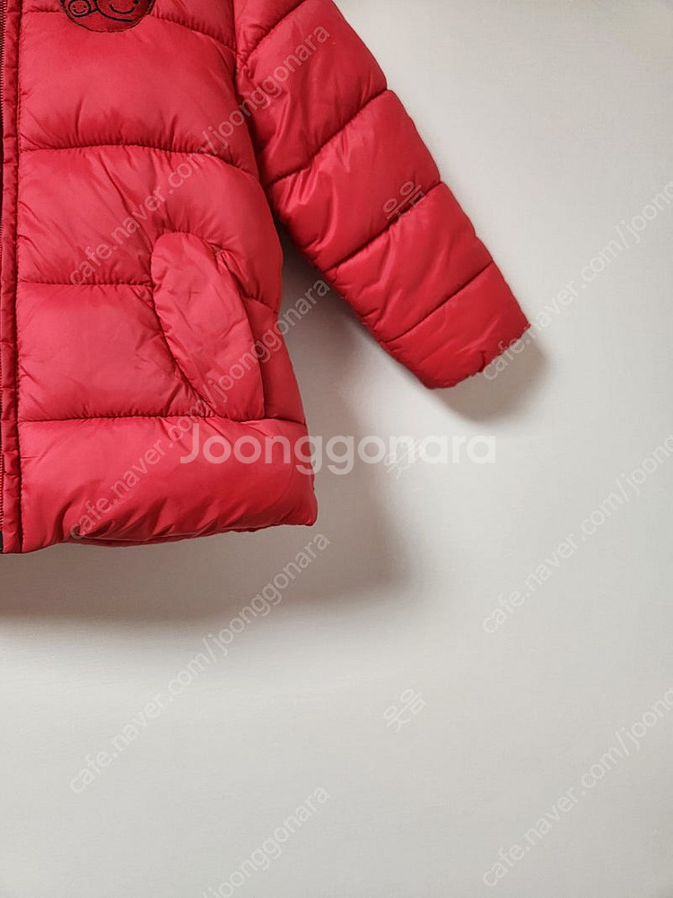 100사이즈(아동용) 알로앤루 빨강색 패딩점퍼--3