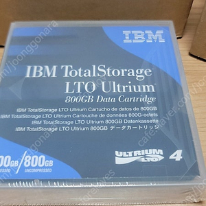 (부산) [데이터 백업테이프] IBM 95P4436 800/1600GB LTO Ultrium 4 Data Cartridge팝니다. (개인/직거래우선)