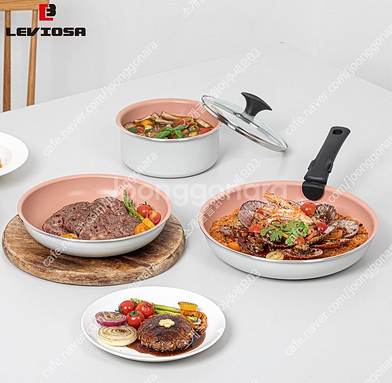 레비오사 IH 로지 멀티 쿡웨어세트5P LE-MC5P--0