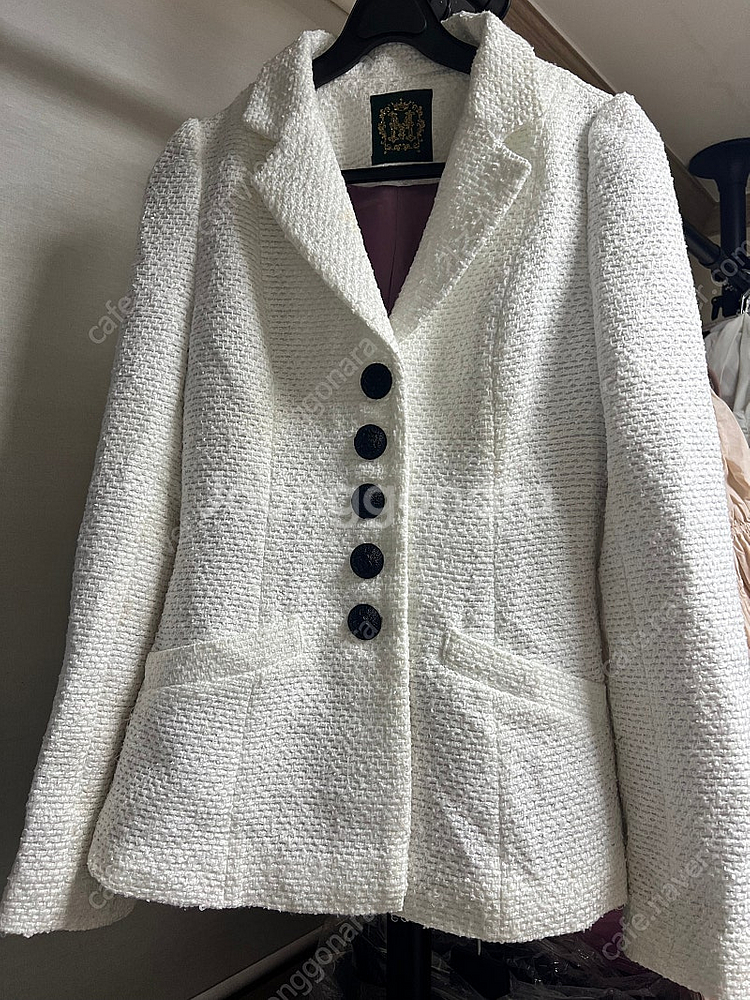 마담드쟌느 디올비슷한 트위드 자켓--7