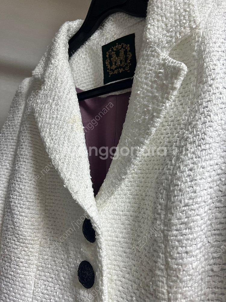 마담드쟌느 디올비슷한 트위드 자켓--8