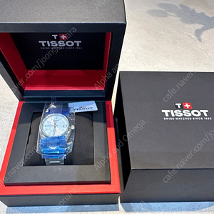 [미사용새상품] 티쏘(TISSOT) PRX 35mm 오토매틱 아이스블루