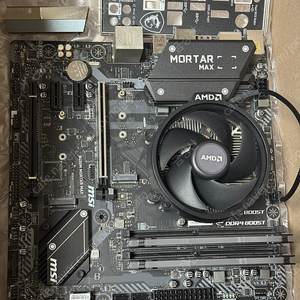 AMD 라이젠 3500X / MSI B450M MORTAR MAX 메인보드