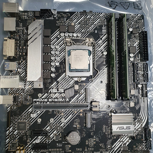 인텔i5 10400F + ASUS PRIME B460M-A 메인보드 + PC4 2666 16G X 2개