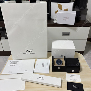 IWC 포르투기저 신형 검판 시계 오버홀 완료 풀박 판매