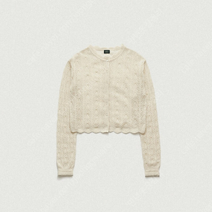 더바넷 Ivory Coverts Knit Cardigan새상픔