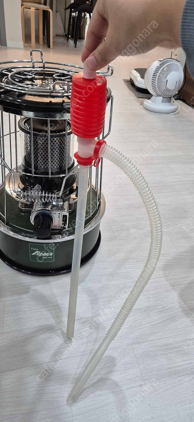 알파카 캠핑 난로 TS-77A + 등유통 등등--7