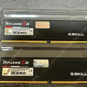 [국내정품] G.SKILL DDR5-6000 CL30 RIPJAWS S5 J 블랙 패키지 (64GB(32Gx2)) 팝니다