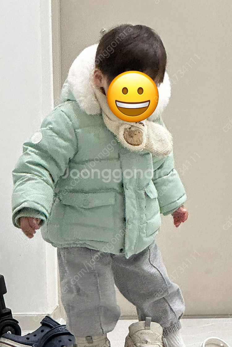 블루독베이비 패딩 3y--4