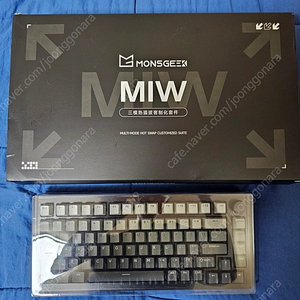 몬스긱 MONSGEEK M1W 기계식 키보드 블랙 아이스크림축