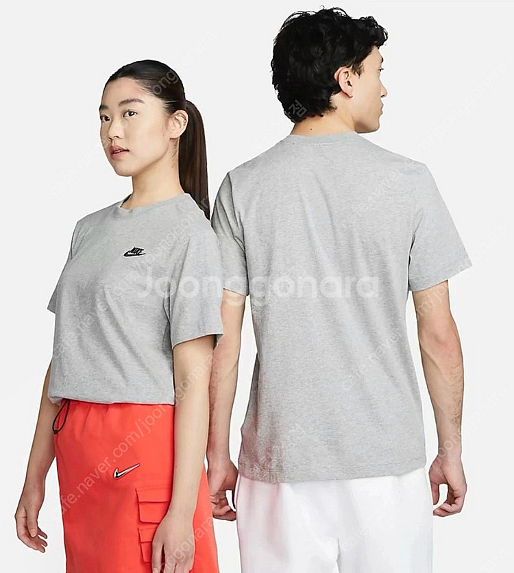(새상품) 나이키 NSW 클럽 티셔츠 M 다크 그레이 ...--2